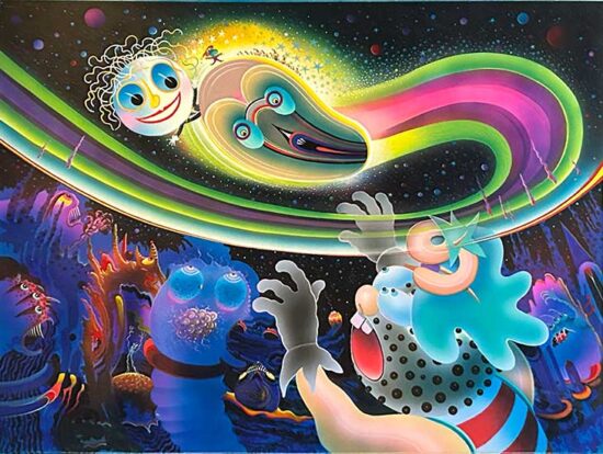 Clarence de Lune Escaping Billy Buggy by Gordon Kibbee