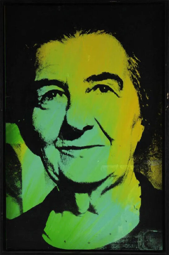 Golda Meir by Steve Kaufman